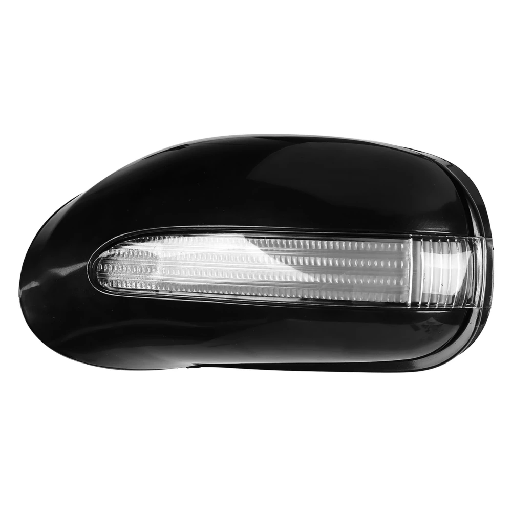 Left Door Mirror Cover with Turn Signal Lamp 2208100164 Replacement for Benz W220 W215 S320 S430 S55 AMG