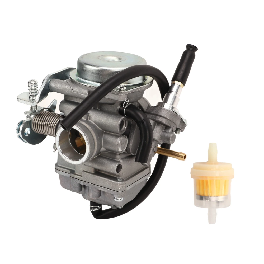 Carburetor 811613 ATV Engine Carb with Fuel Filter High Power Output Replacement for E‑Ton RXL Four Stroke 70 70M 90 90R