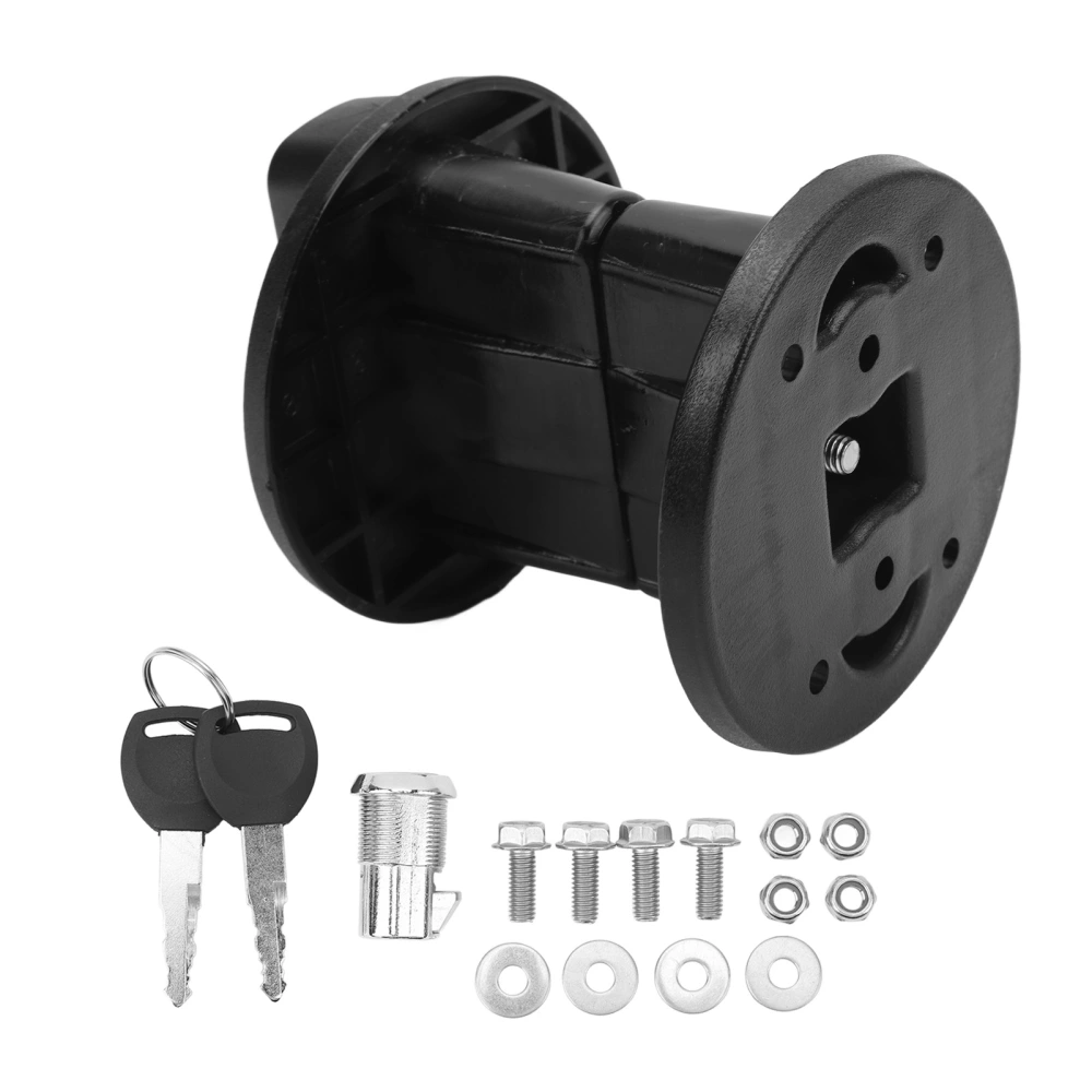 Fuel Oil Tank Bracket Lock Black Backup Fuel Oil Tank Fastener for 10L Off Road Car Motorcycle