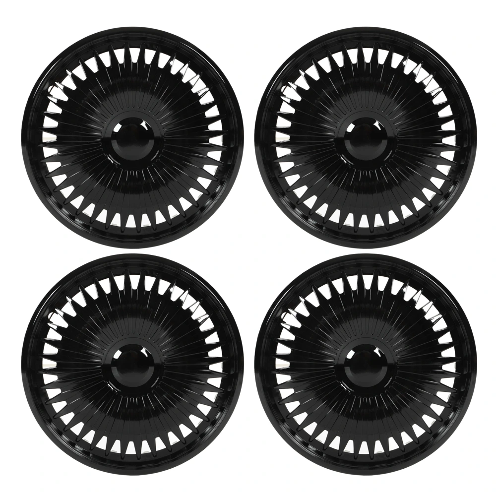 4PCS 14in Wheel Hubcap Sporty Cool Dustproof Wheel Rim Protector Universal Fit for Automobiles