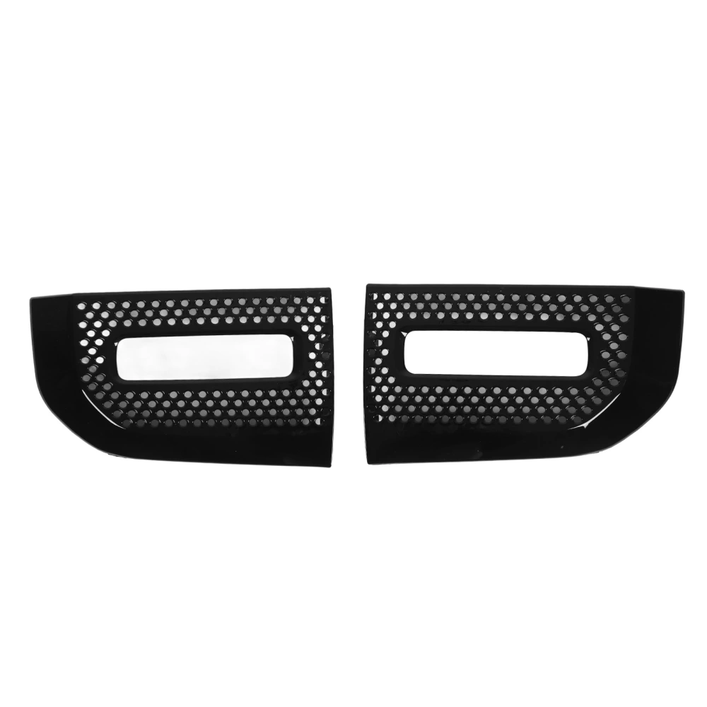 Gloss Black Fog Light Grille Cover Trim Bezel LR129432 Replacement for Land Rover Defender 90 110 130 L663 2020 and Up