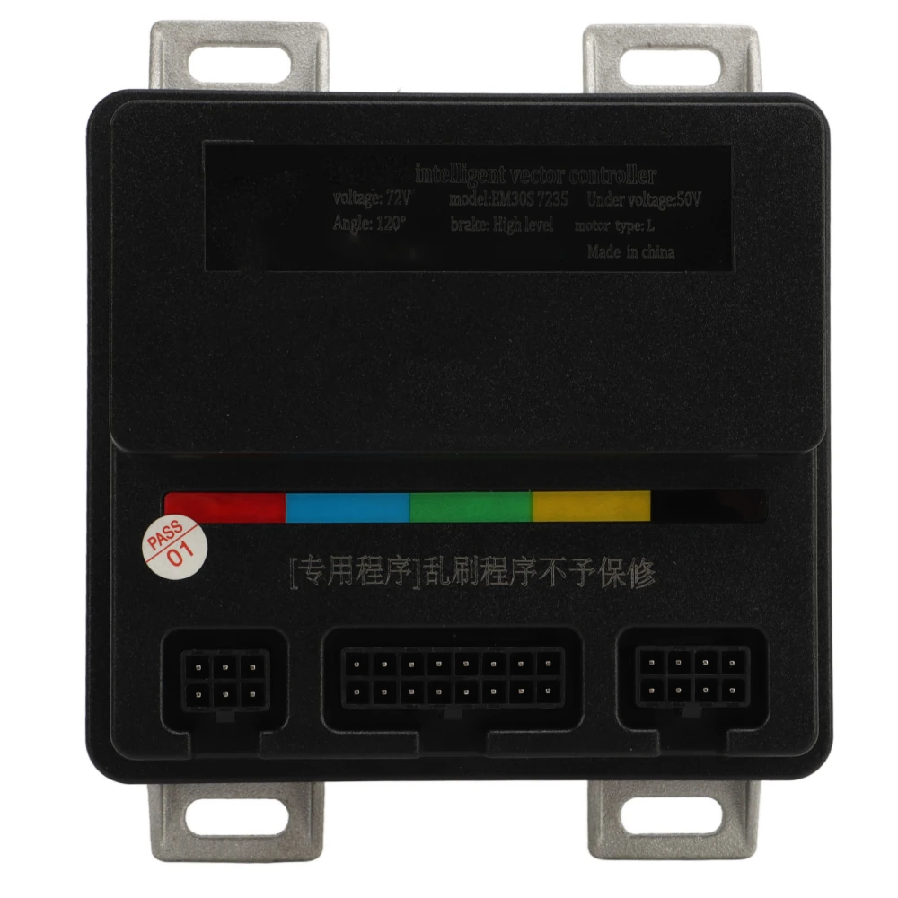 72V Programmable Brushless DC Controller 60A Highly Efficient Reliable Heat Resistant Fit for Electric Scooter and Bicycle