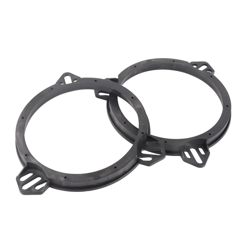 2Pcs Speaker Spacer Adapter Mount 6.5 Inch Black Door Speaker Adapter Spacer Rings Replacement for Subaru Impreza Forester