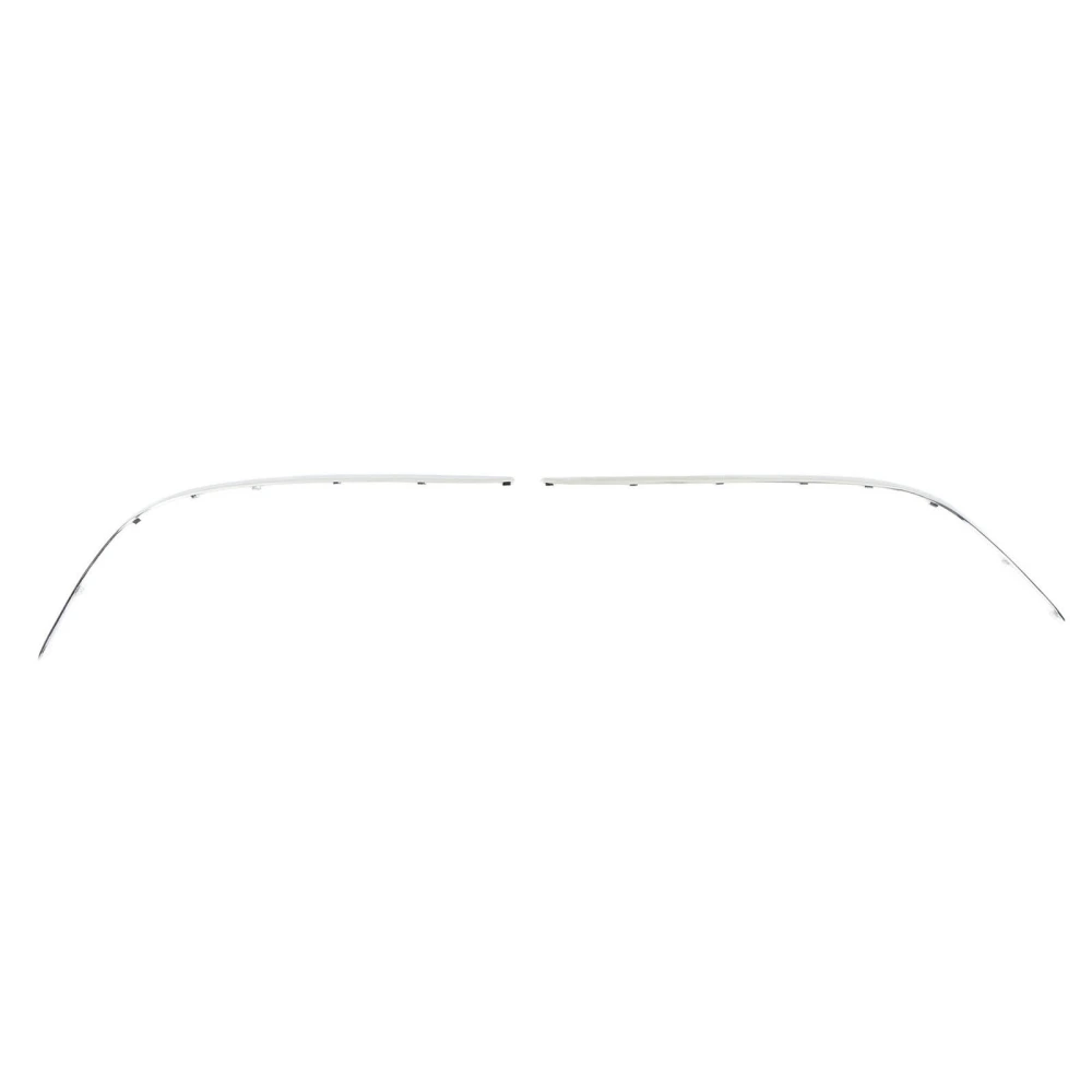 2Pcs Front Bumper Moulding Chrome Trim 2208850274 Replacement For Benz S430 S500 S55 AMG S600