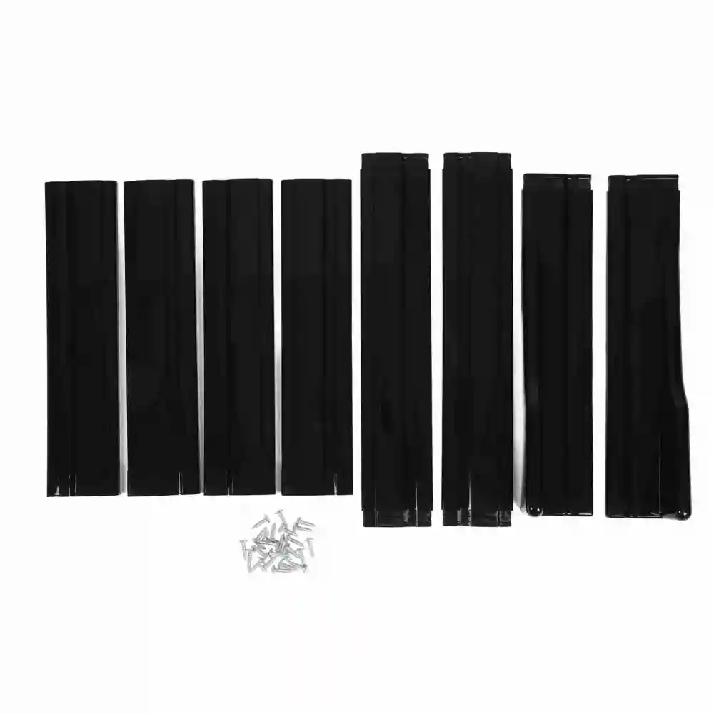 Car Side Skirts 2M/78.7inch Universal Rear Side Skirts Winglets Diffusers For Accord Civic Glossy Black