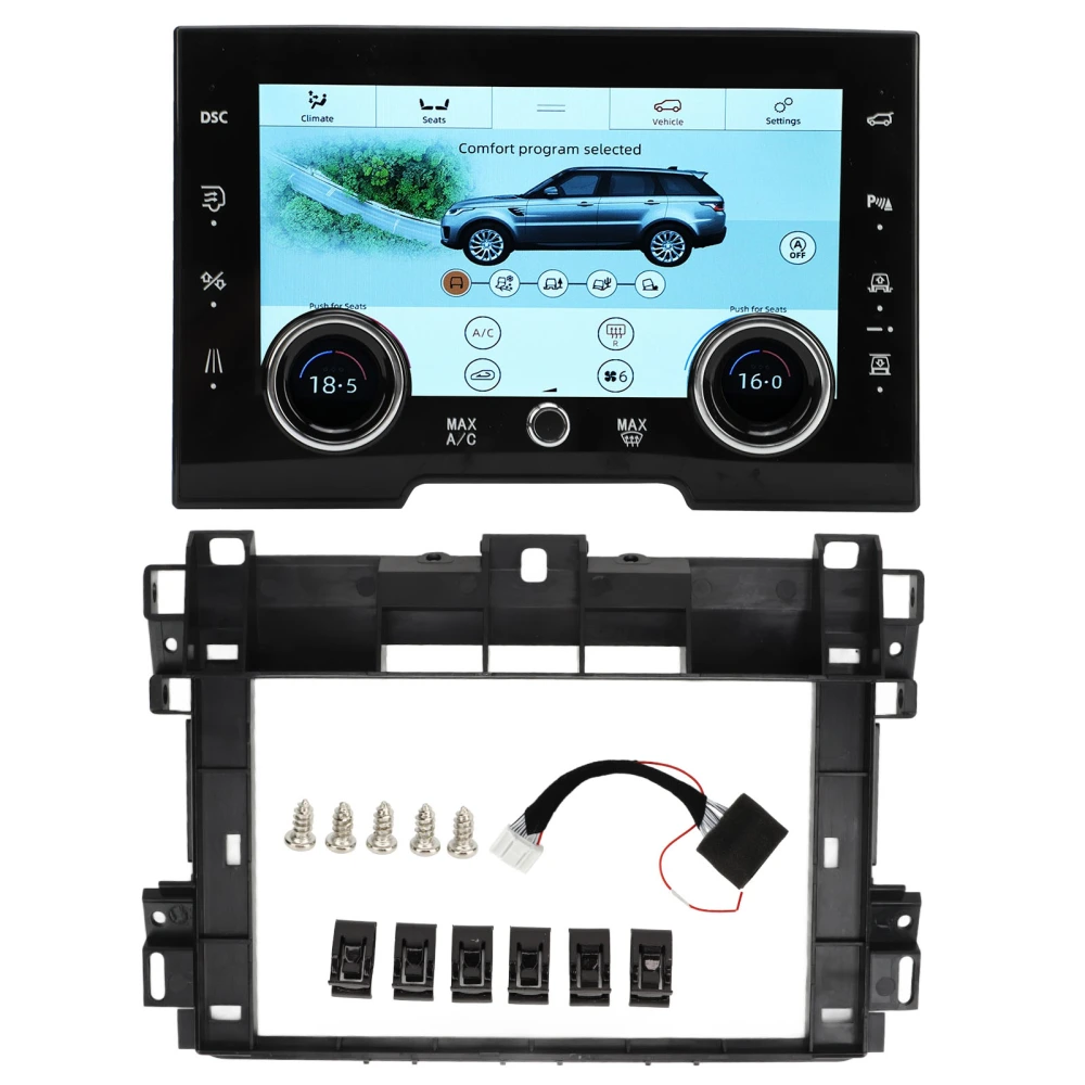 10in Air Condition Control LCD Screen AC Touch Board Replacement for Land Rover Range Rover Vogue L322 2002 to 2004