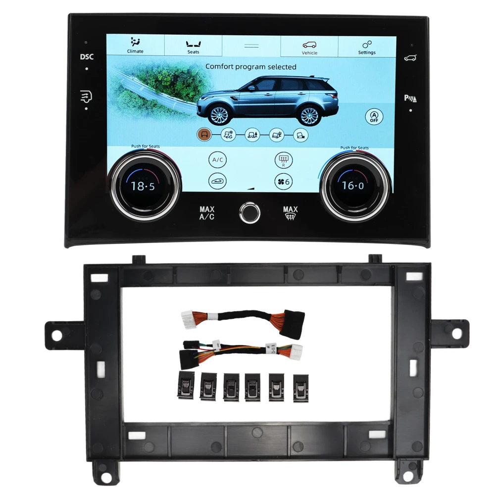 10in Car AC Touch Screen Temperature Control LCD Display Replacement For Land Rover Range Rover Vogue L322 2010 to 2012