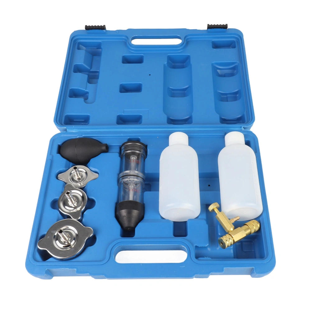8PCS Combustion Leak Tester Kit CO2 Leak Detector for Cars Trucks Road Tractors Excavators