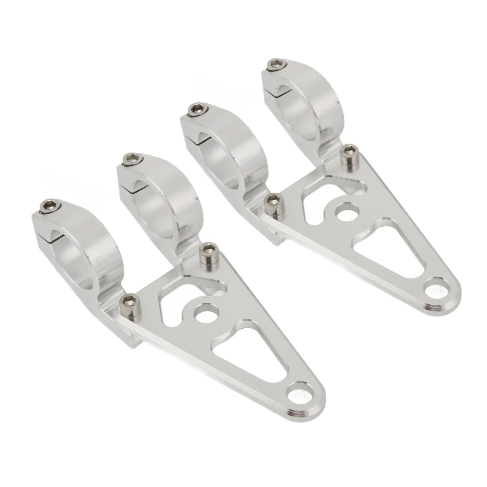 Pair of 30mm Headlight Bracket Clamp CNC Aluminum Alloy Reliable Performance for Monkey Z50 Z50A Z50J Bikes