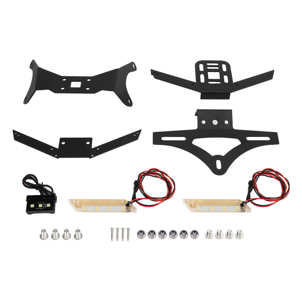 25PCS Motorcycle License Plate Holder Black Tail Light License Plate Bracket Fit for CB650R CBR650R 2021+