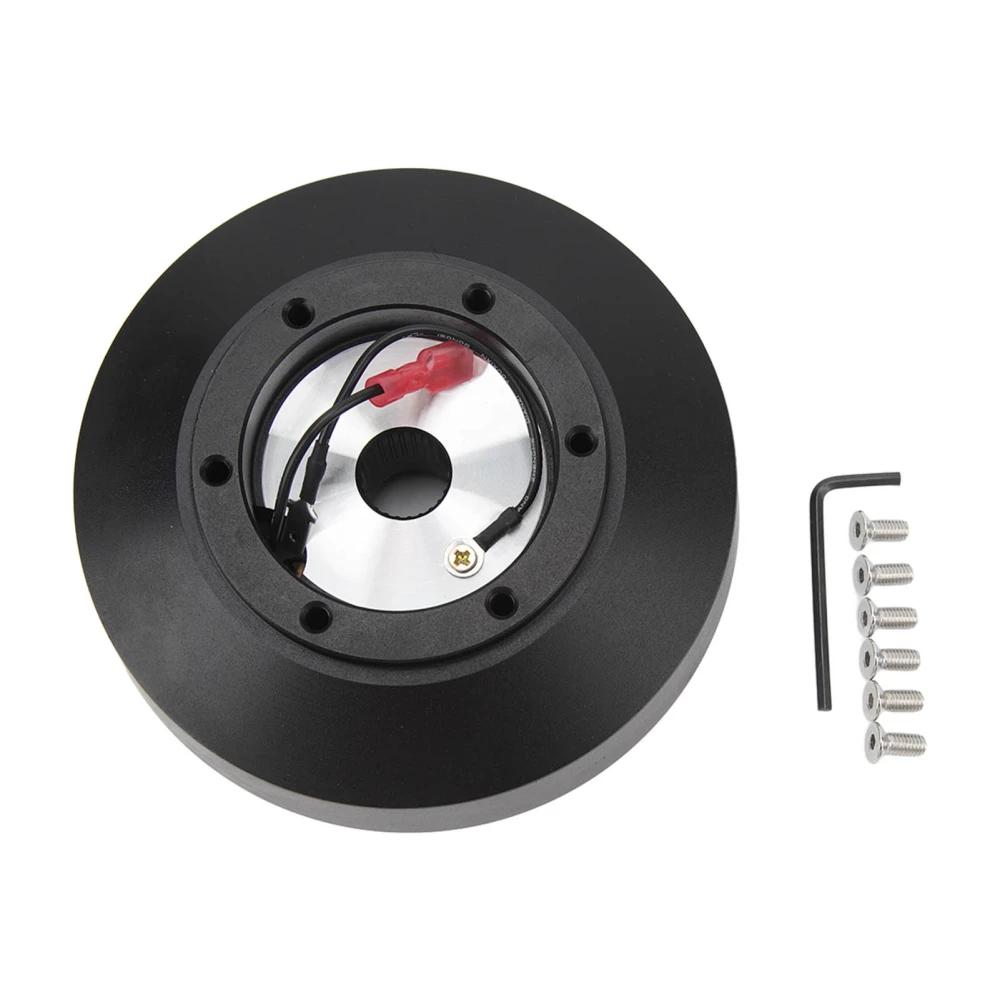 6 Hole Steering Wheel Hub Adapter Aluminium Hub Adapter Boss Kit Replacement for Ford Ranger 1992 to 1997