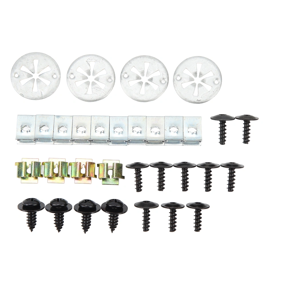 32Pcs Undertray Guard Fixing Clips Screw Set Wear Resistant Long Lasting N90796501 for BORA MK4