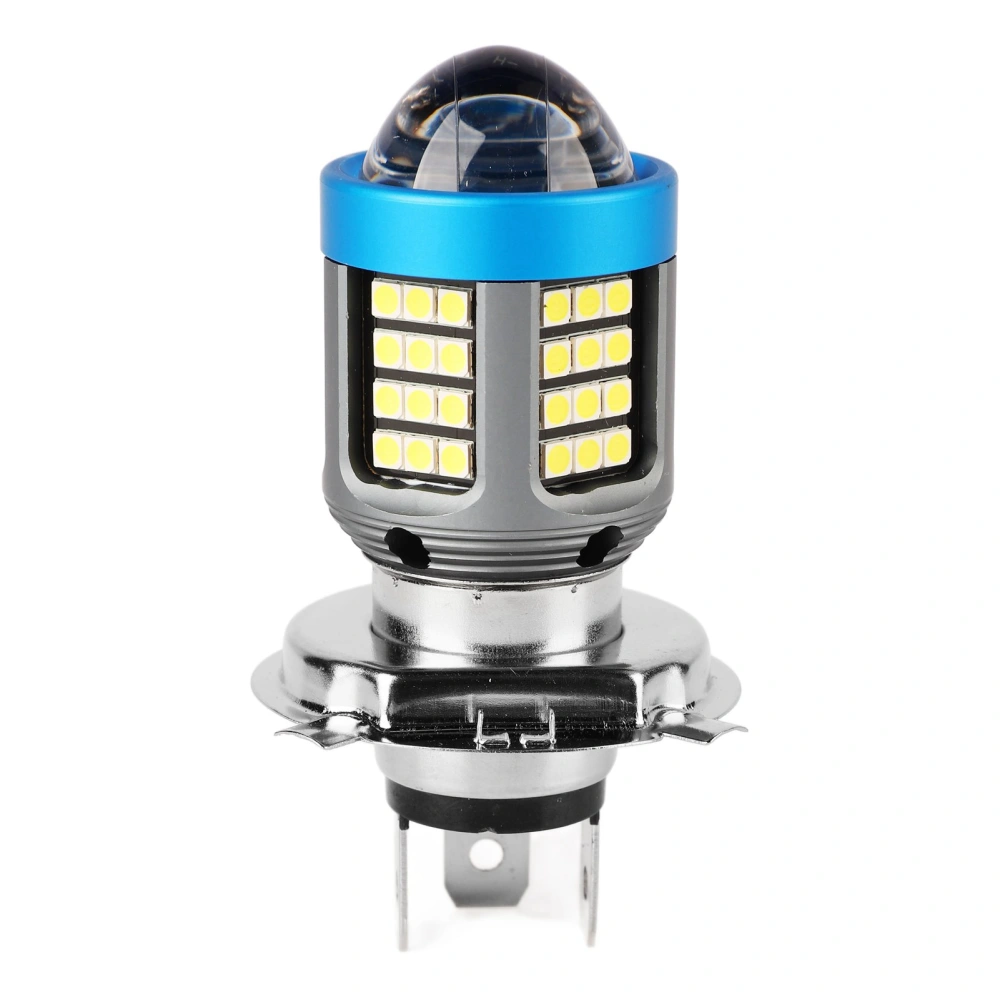 LED Motorcycle Headlight Bulb White High Brightness Wide View Aluminium Alloy Motorbike Front Light Bulbs H4