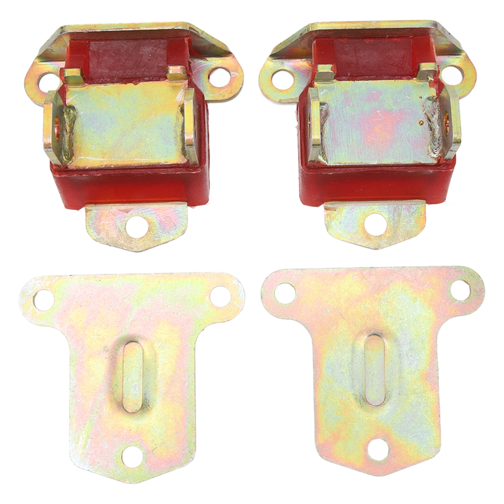 2pcs Engine Mount 3990914 3960768 Polyurethane Galvanized Steel Replacement for Chevy LS1 LS2 LSX LQ9 SBC BBC