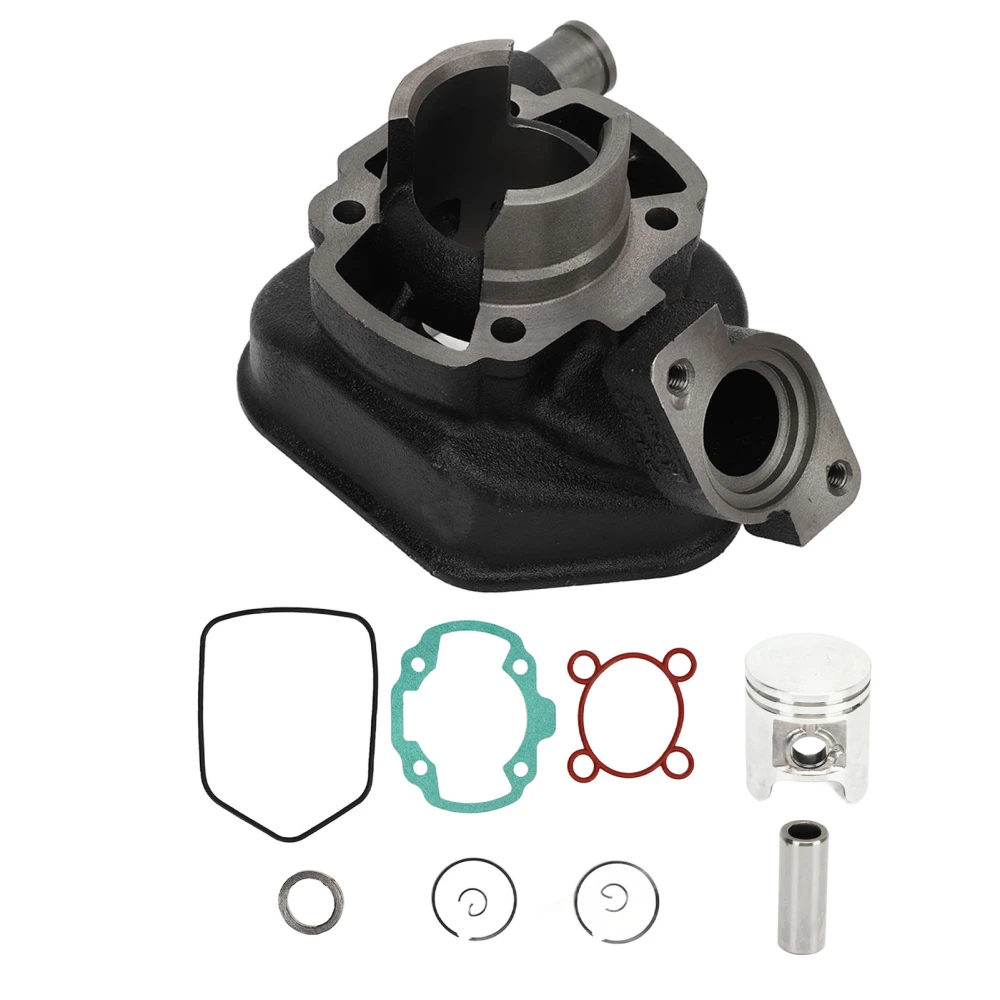 50cc Engine Piston Cylinder Kit 40mm Diameter Gasket Ring Set Replacement for Peugeot Speedfight 3/4 2 Stroke