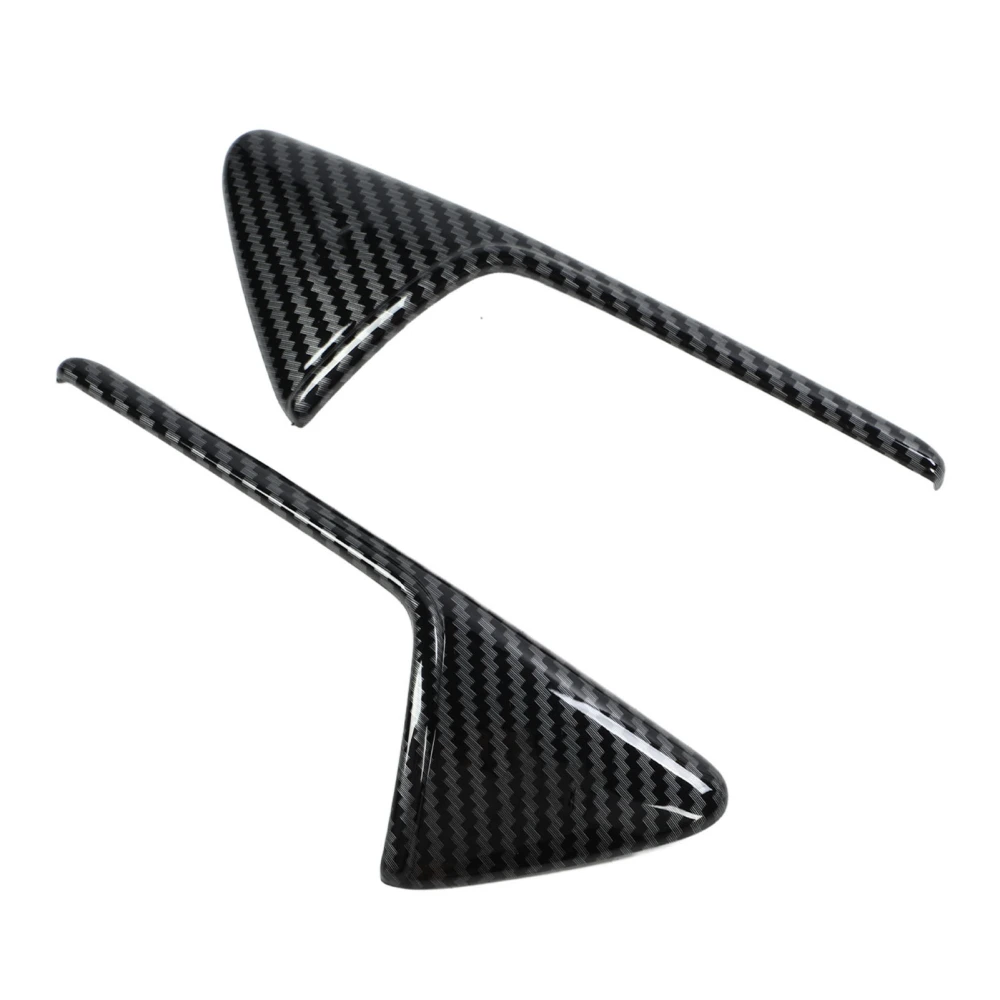 2pcs Side Camera Cover Side Markers Turn Signal Covers Replacement for Tesla Model Y Carbon FiberSurface