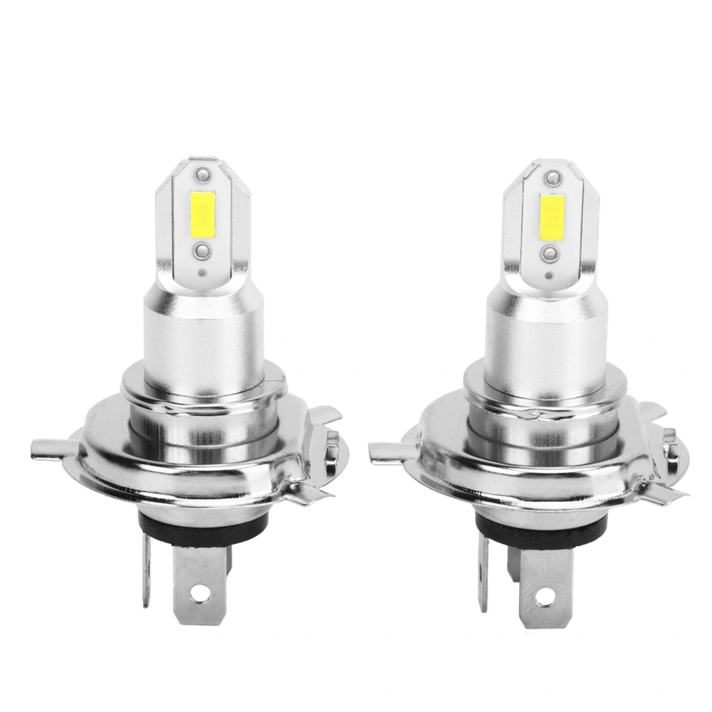 2PCS Motorcycle LED Headlight Bulbs Bright Light Stable Light Output 2600LM 110W H4 Bulbs for Car SUV Truck RV Yellow Light /3000K