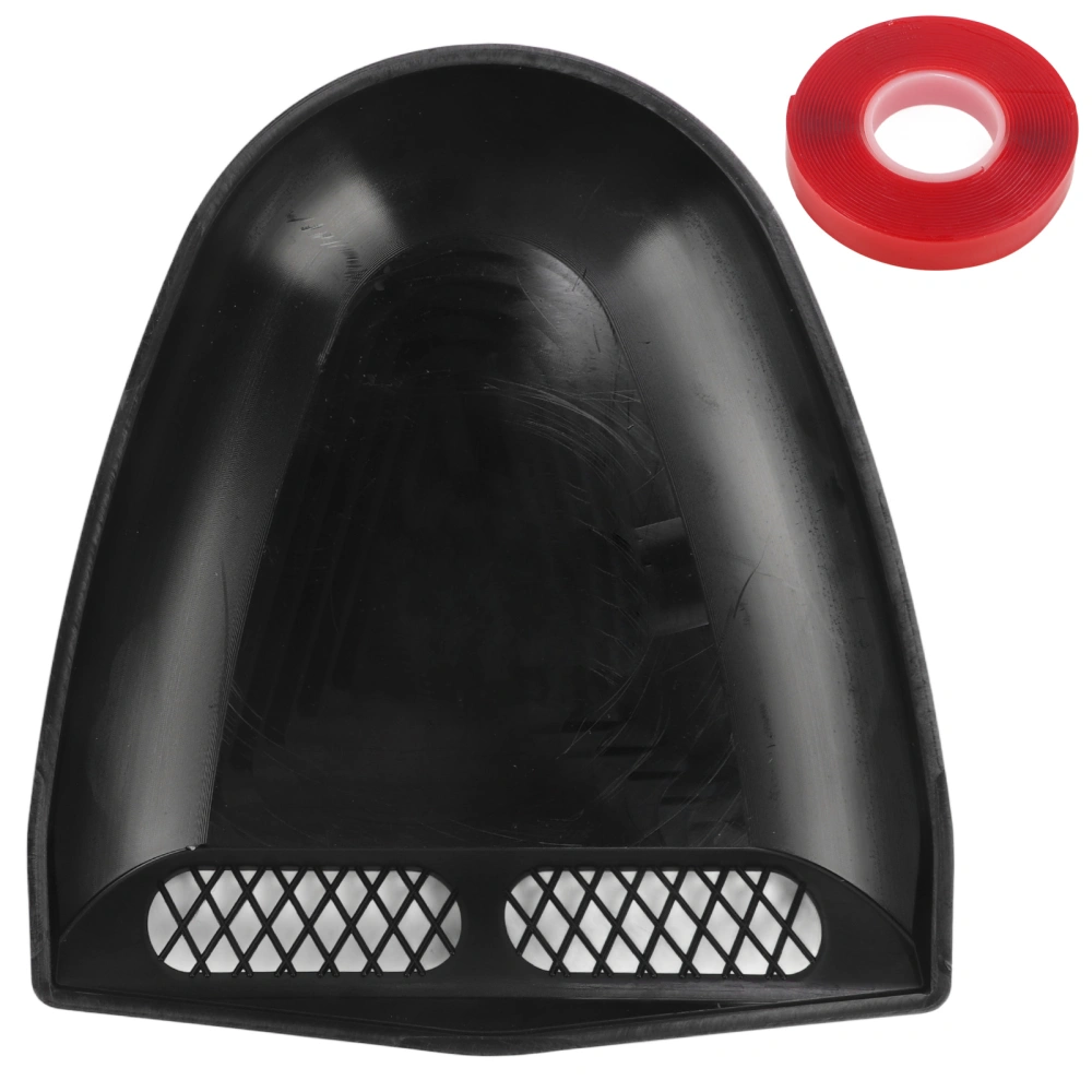 Hood Vent Cover Air Flow Intake Scoop Universal Hood Cover Replacement for Benz W117 Black