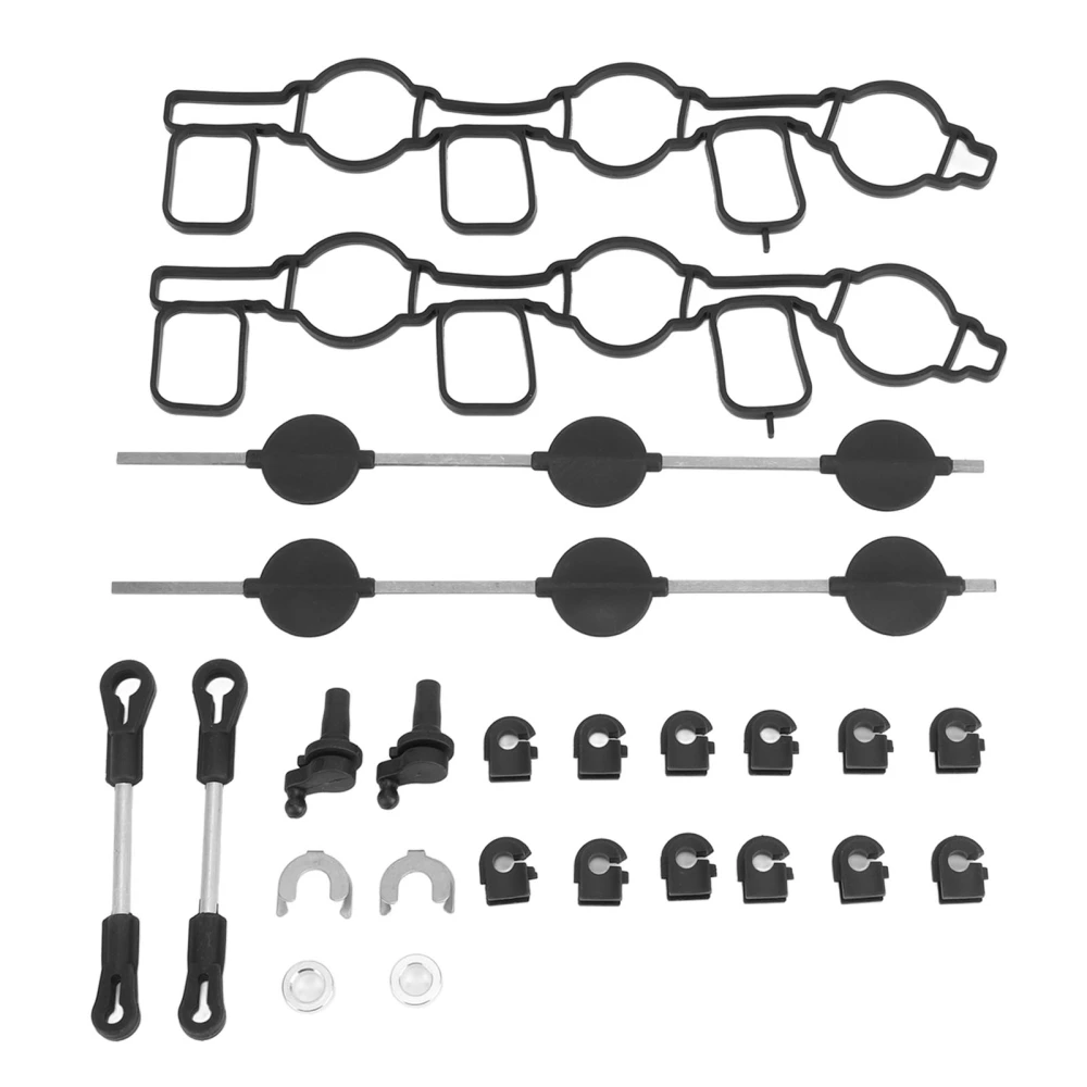 Intake Manifold Repair Kit 059129711 Intake Manifold Swirl Flap Repair Tool Replacement for A4 A5 A6 A7 A8 Q5 Q7 24pcs