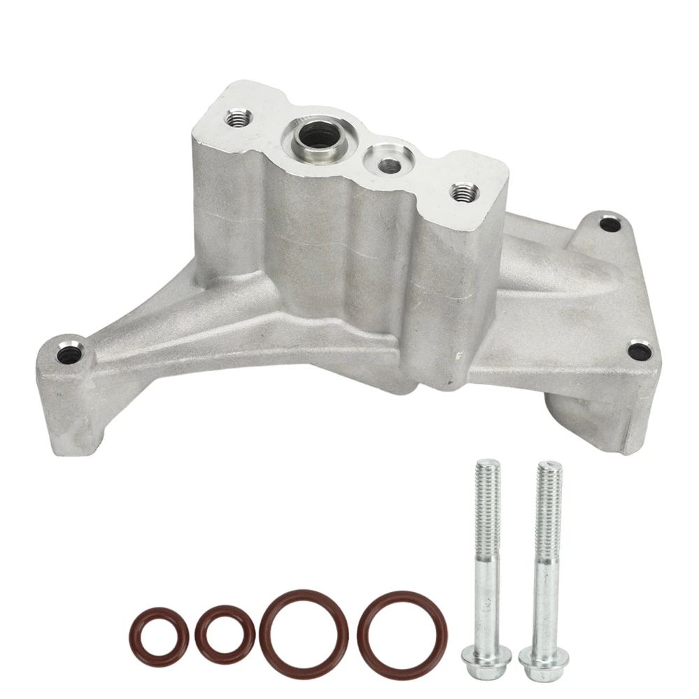 Turbocharger Base GTP38 Aluminum Iron Mounting Bracket Kit Replacement for Ford 7.3L Powerstroke Diesel