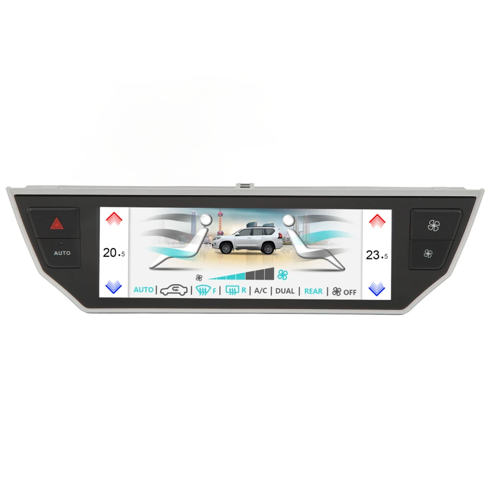 8.2in Car AC Touch Screen Clear Image Rapid Response Climate Control LCD Screen Replacement For Land Cruiser Prado J150