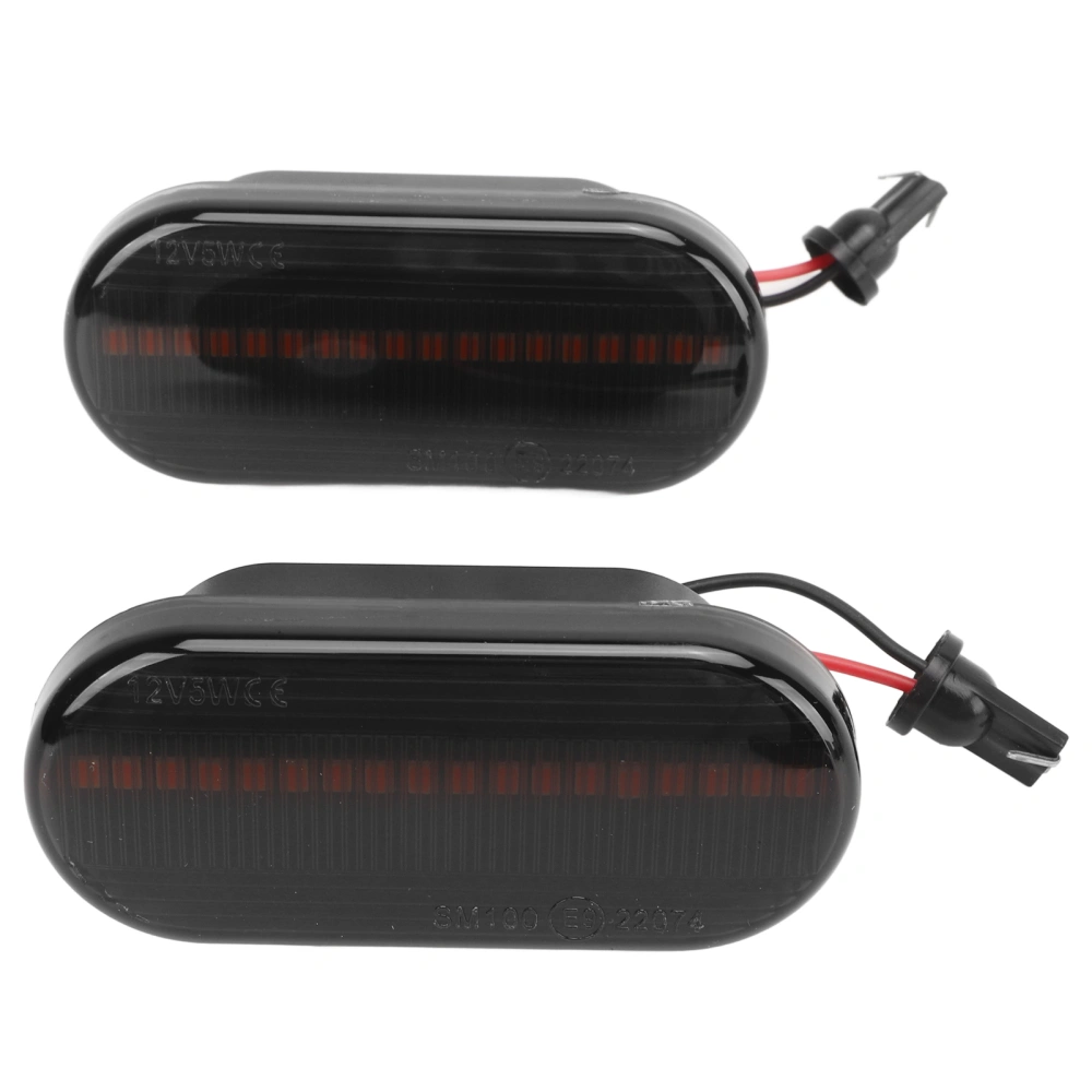 2Pcs LED Flowing Turn Signal Lights Yellow Light 12V LED Side Marker Lights Replacement For Bora