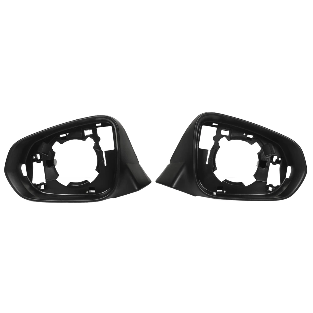 2 Pcs Door Mirror Covers Caps Matte Black Exterior Side Rear View Wing Mirror Cover Cap for RX NX