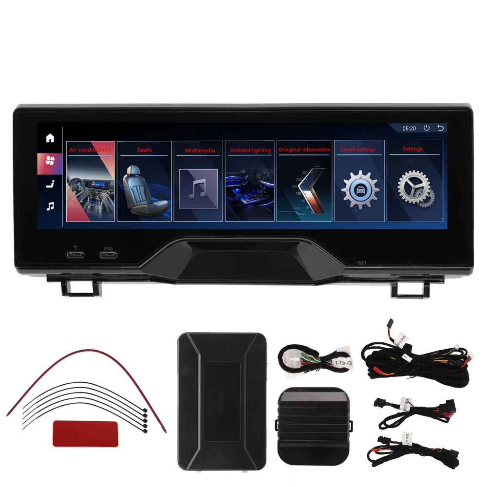 8.8in Rear Seat Entertainment System Touch Screen Video Monitor 8GB RAM Quad Core Multimedia Player for X5 X6 X3 3 Series LI