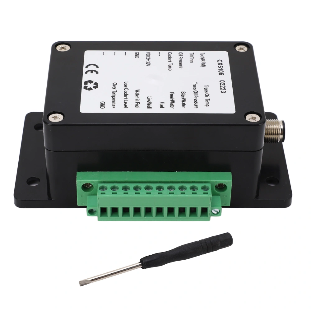 For NMEA 2000 Converter Box Up to 13 Sensors IP67 Waterproof DC 9‑32V for Marine Boats Yachts