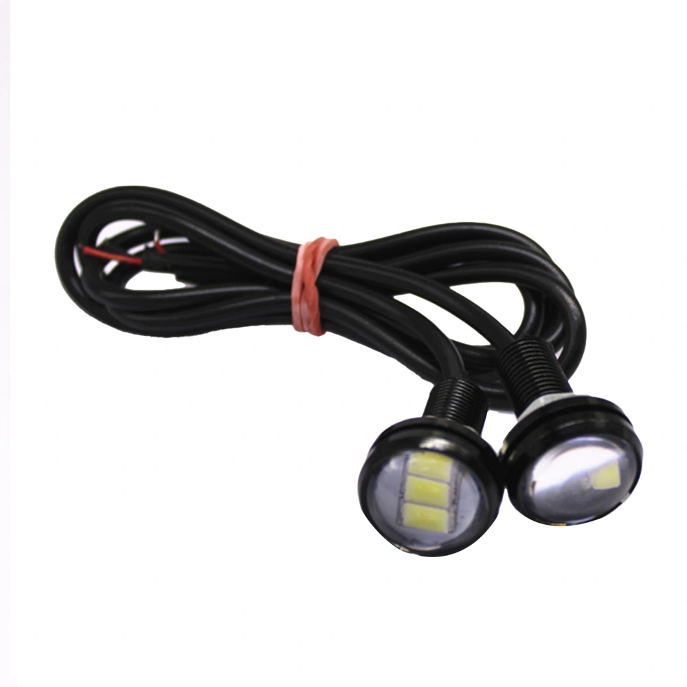 10Pcs Eagle Eye LED Light 23mm 5730 3SMD Waterproof Shock Resistant Reverse Fog Daytime Running Light