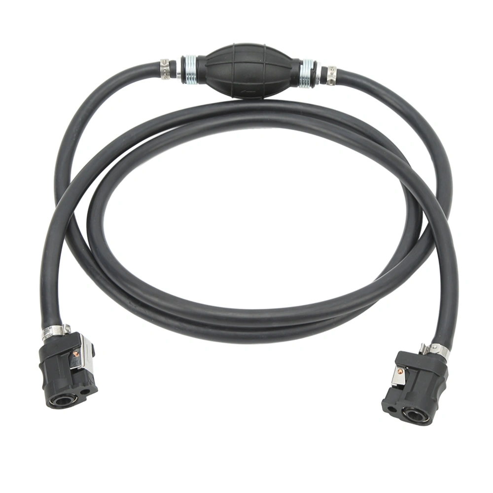 8mm Fuel Line High Fuel Flow Leak Proof Black Aging Resistant Gas Hose for RV Marine Outboard Engine