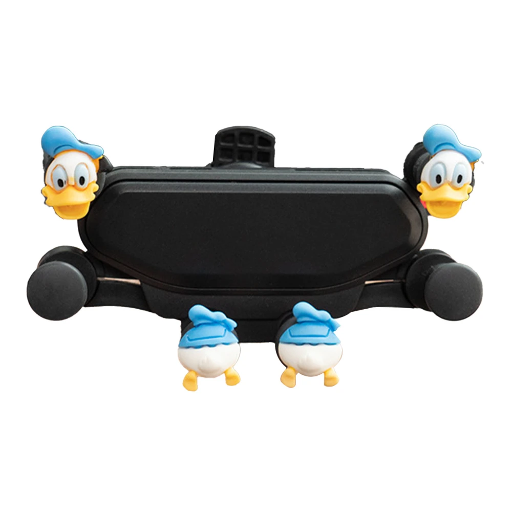 Air Outlet Phone Holder Cute Cartoon Image Vibration Resistant Vent Clip Mobile Phone Mount Noise Proof Duck