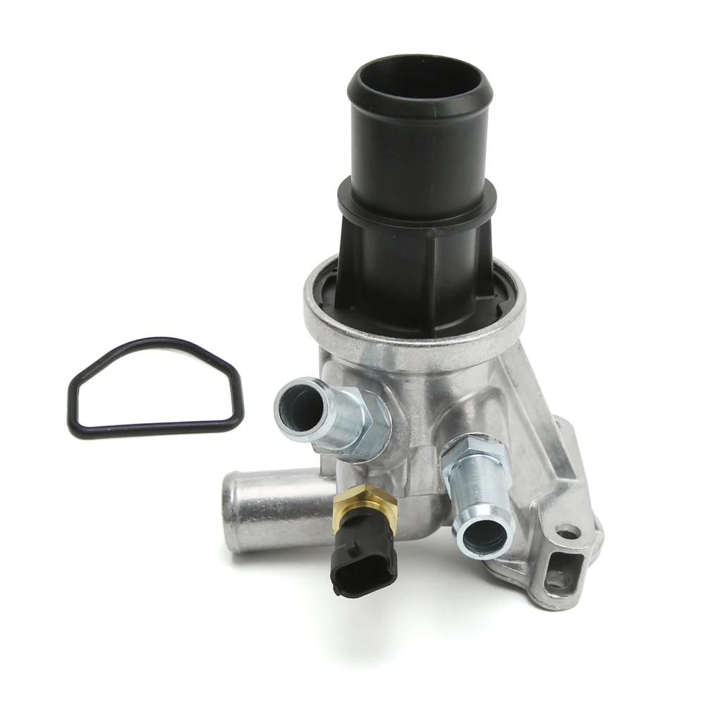 Thermostat Assembly 68028074AA Engine Coolant Thermostat Water Housing Kit Replacement for DODGE NITRO 2007‑2009