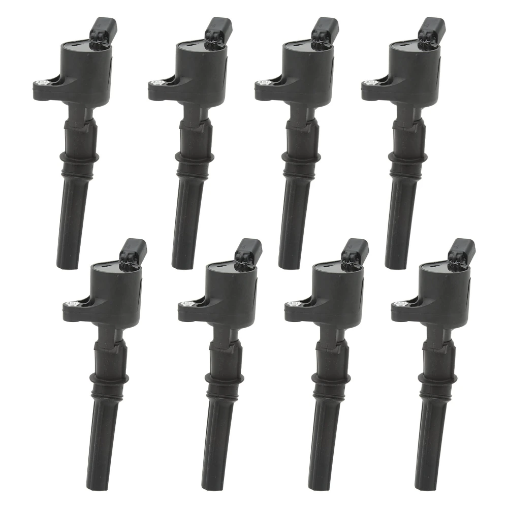 8PCS Ignition Coil FD502 Metal Stable Performance Engine Ignition Coil Replacement for Ford E‑150 E‑250 E‑350