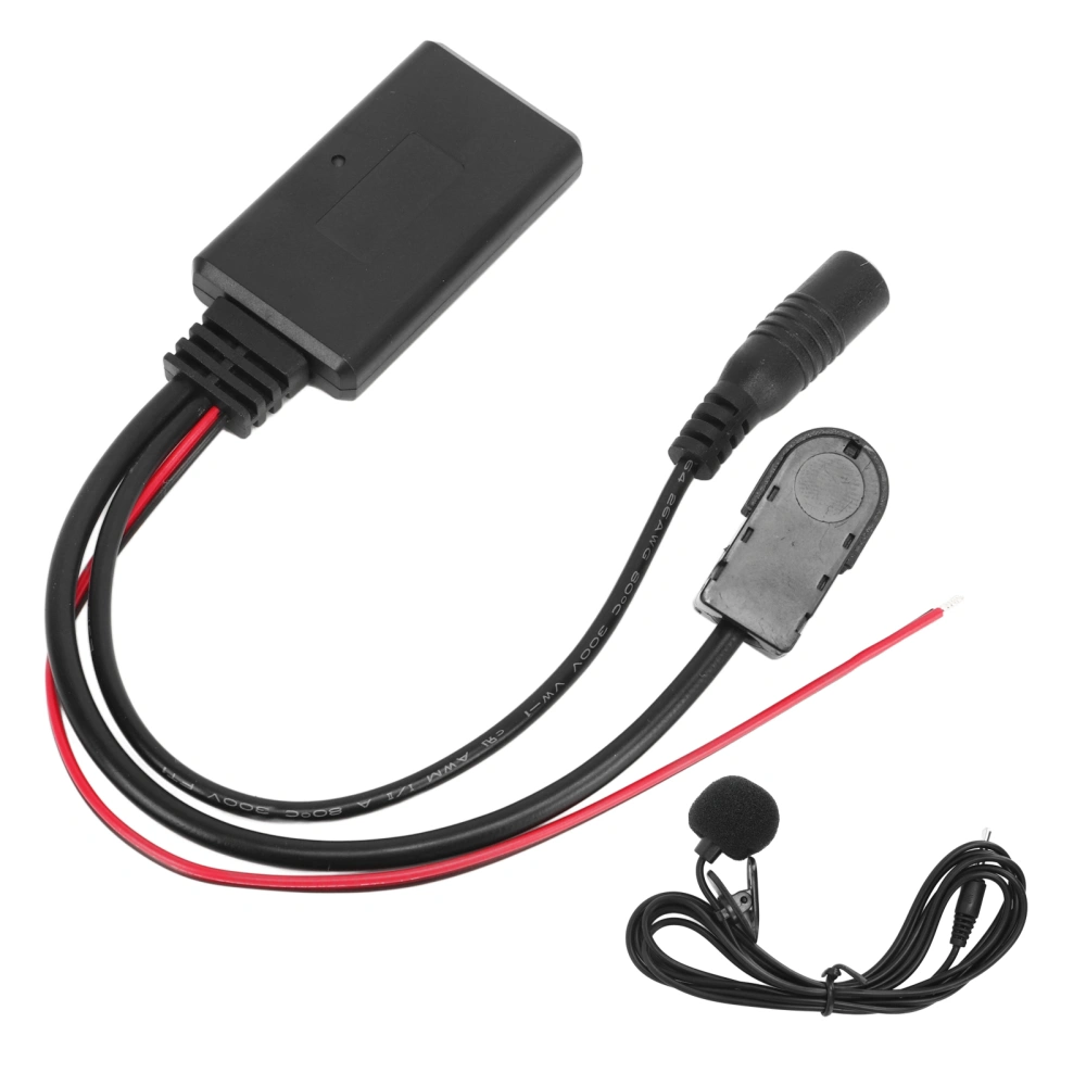 Bluetooth5.0 AUX Adapter with Handsfree Microphone DC12V for UniLink Devices CDA‑9853R CDA‑9856R