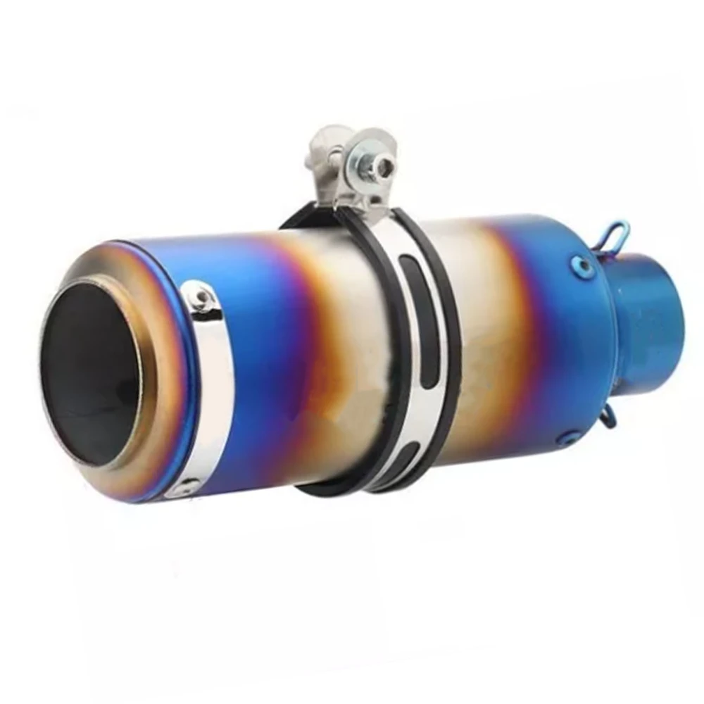 51mm Exhaust Pipe Gradient Color Titanium Alloy Stainless Steel Strong Construction