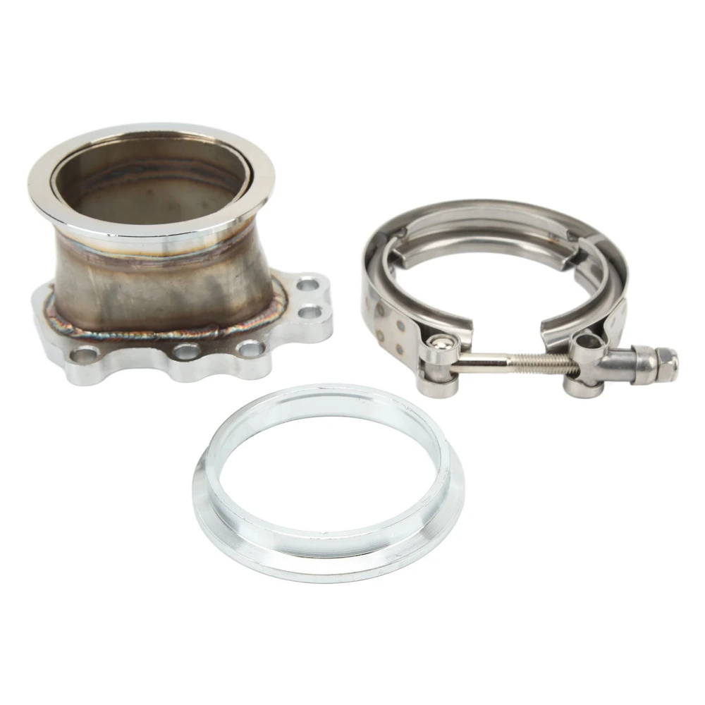 3PCS Turbo Flange 8 Bolt Strong Sealing Leak Proof Flange Clamp Adapter Fit for Garrett T25 T28 GT25 GT28 to 3in