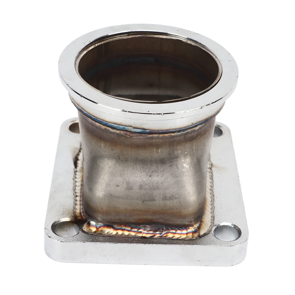 2.5in V Band Flange Adapter Stainless Steel Rustproof Long Lasting Universal for T4 Turbo