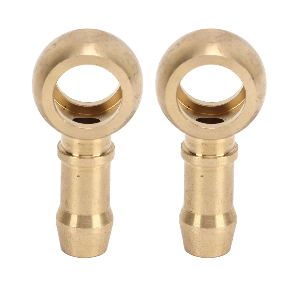 1 Pair 12mm M12 to 3/8in Turbo Barb Bolt Fittings Strong Sealing Fit for 044 Fuel Pump