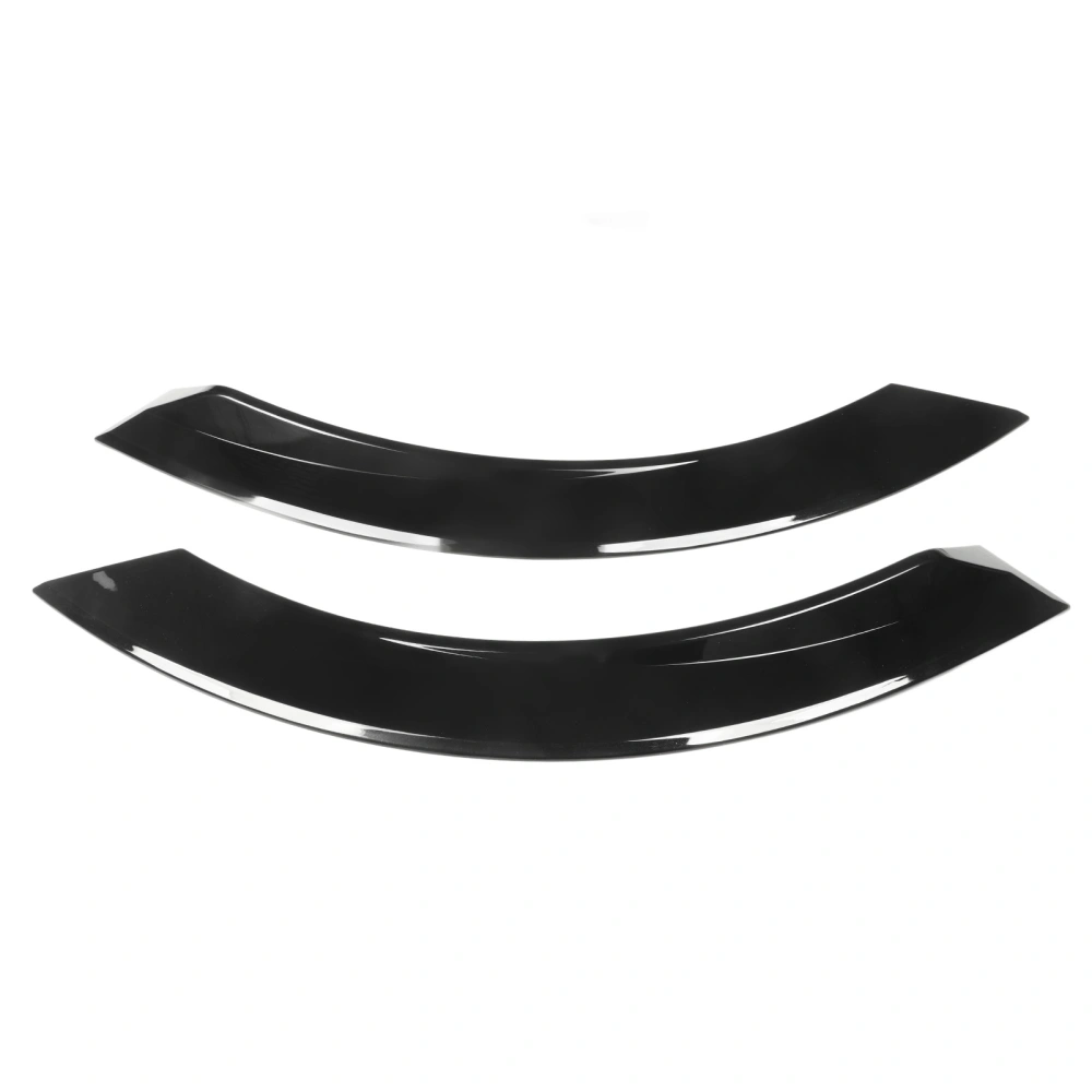 2Pcs Rear Wheel Eyebrow Arch Trim Anti Collision ABS Black Wheel Mudguard Flare for CR‑V 2023 Onwards