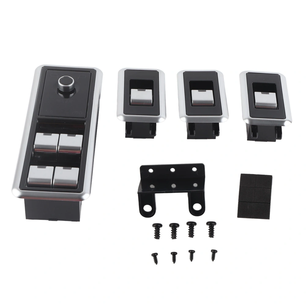 LCD Power Window Control Buttons Kit Electric Door Window Lift Switch Assembly Replacement for Discovery 5 2017‑2018