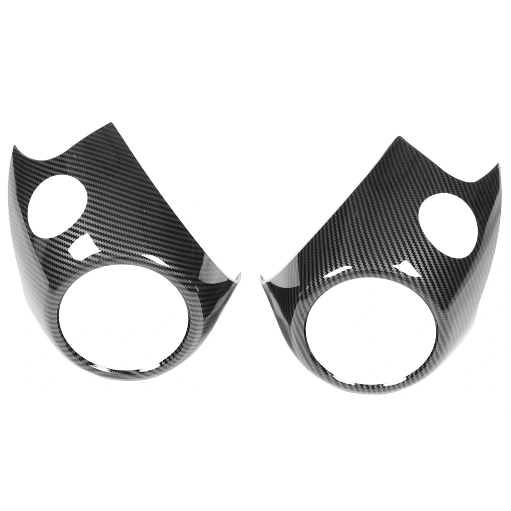 Carbon Fiber Style Side Air Conditioner Outlet Frame Trim Replacement for Clubvan Crossover Cooper