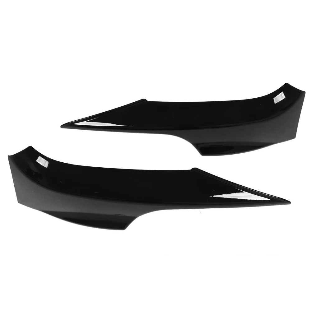 2pcs Glossy Black Front Bumper Lip Spoiler Left Right for 3 Series E92 E93 M Sport 2006‑2009