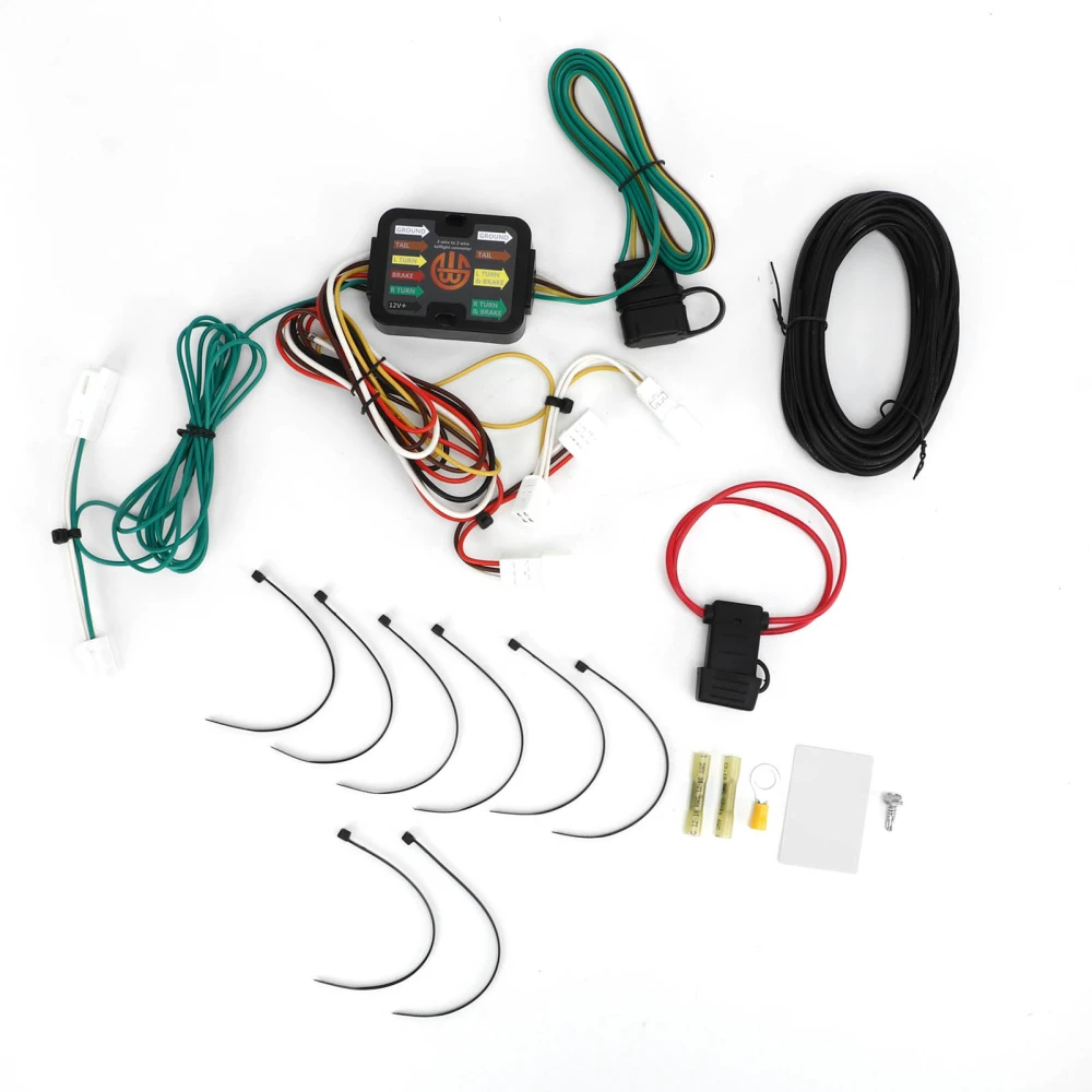 4 Pin Trailer Wiring Harness with Dust Cover 56261 Plug and Play for Sienna Except SE 2015‑2020