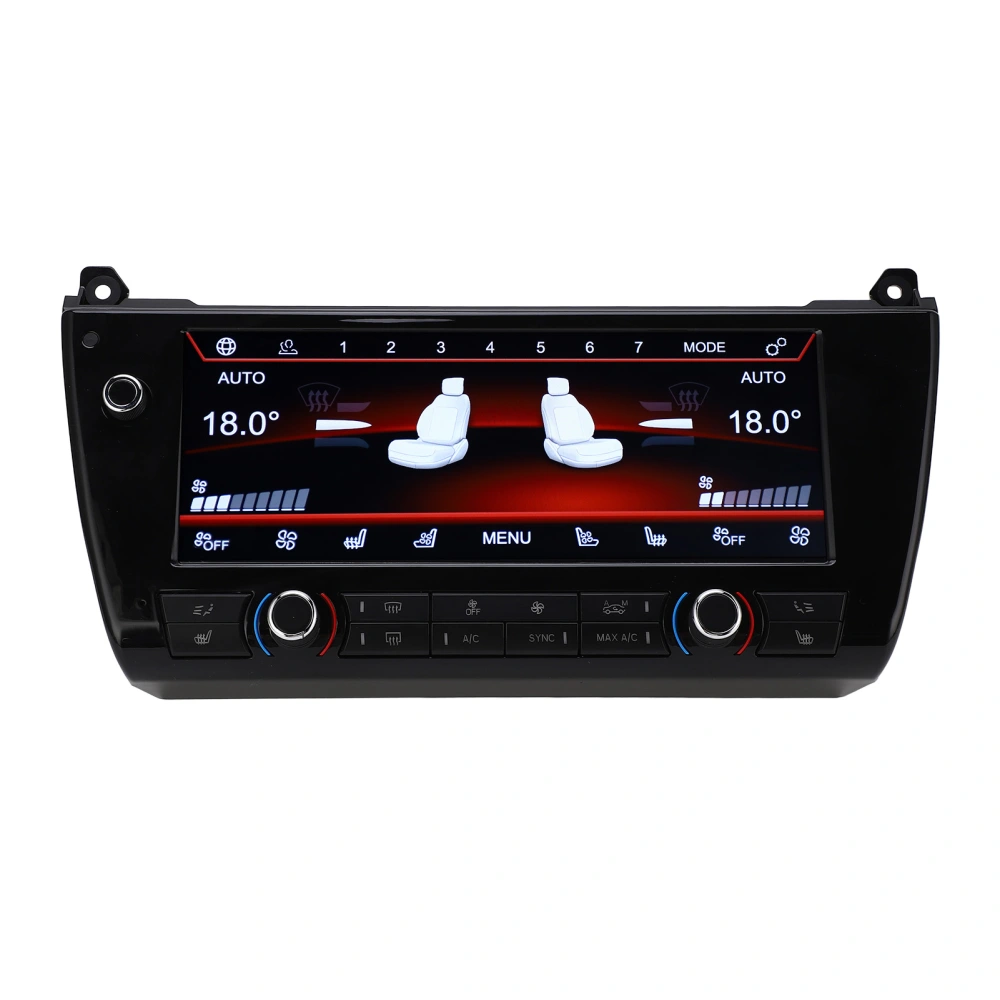 10.25in Car AC Touch Screen Voice Control Air Conditioning Temperature Memory Fit for 5 Series F10 F11 F07 2011‑2017