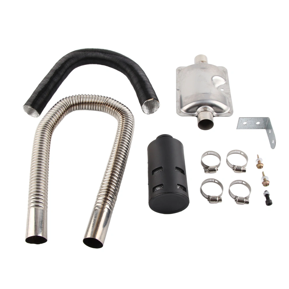 Diesel Air Heater Accessories Car Parking Exhaust Pipe Silencer Muffler Set 251864810100 Replacement for Eberwebasto