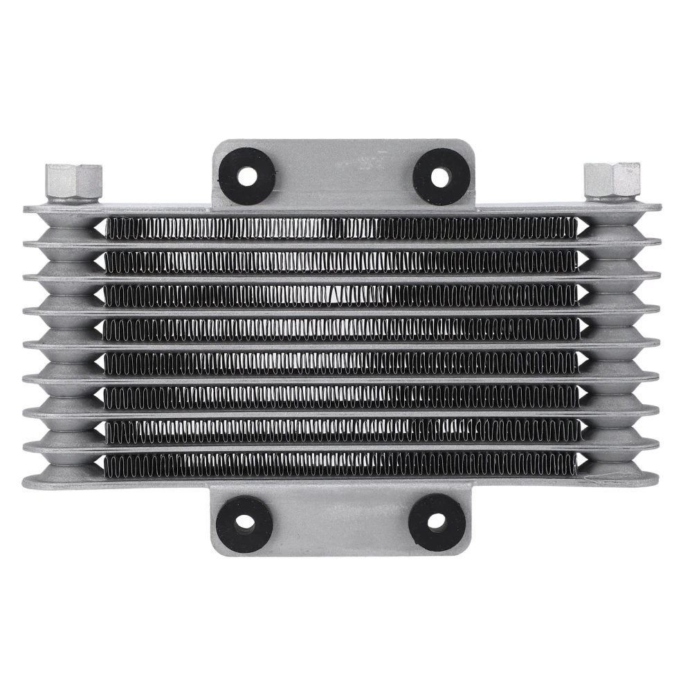 8 Row Motorcycle Oil Radiator Silver 125ml Low Wear Strong Power Fit For GY6 125CC‑250CC Motocross ATV