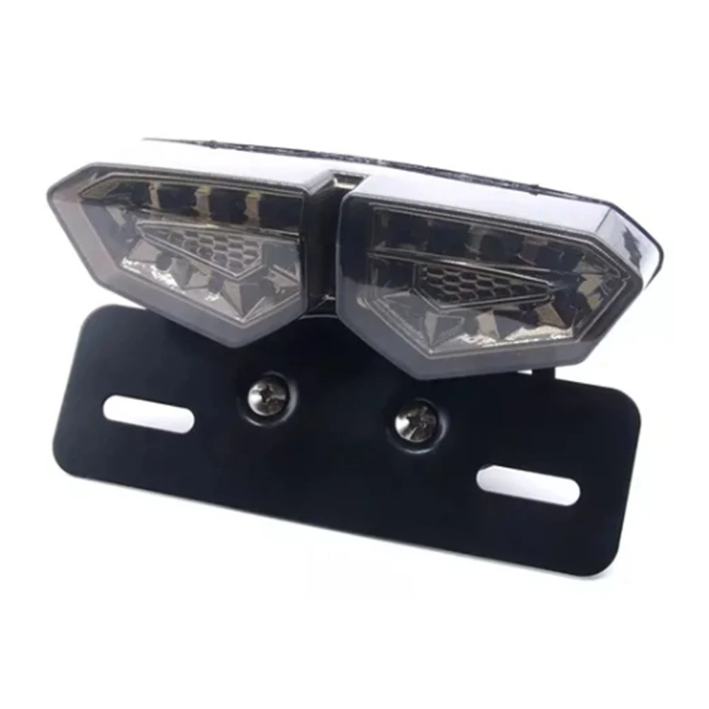 Motorcycle LED Rear Tail Lights 21 Lamp Beads DC12V Red Light Waterproof Fit for Motorbike