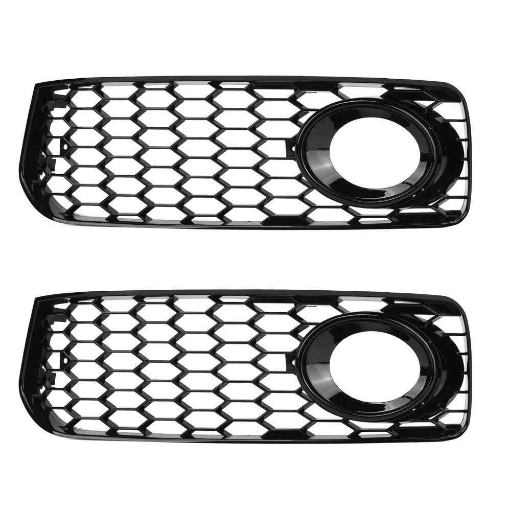 2pcs Front Fog Light Grille Left Right Electroplating High Strength 8T0807681B for A5 S5 Pre‑Facelift