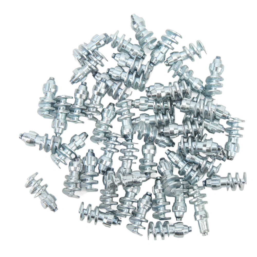 50 Pcs Screw Tire Studs Tungsten Steel Wheel Tyre Snow Spikes Anti Slip Tire Trim Screw for Truck Forklifts Off Road Vehicles